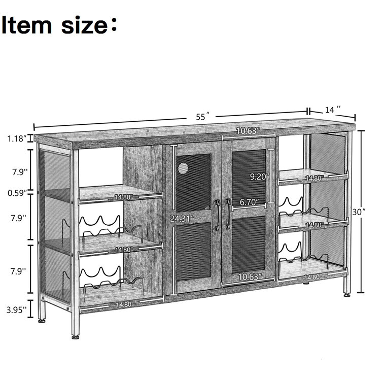 Harwinton bar deals cabinet